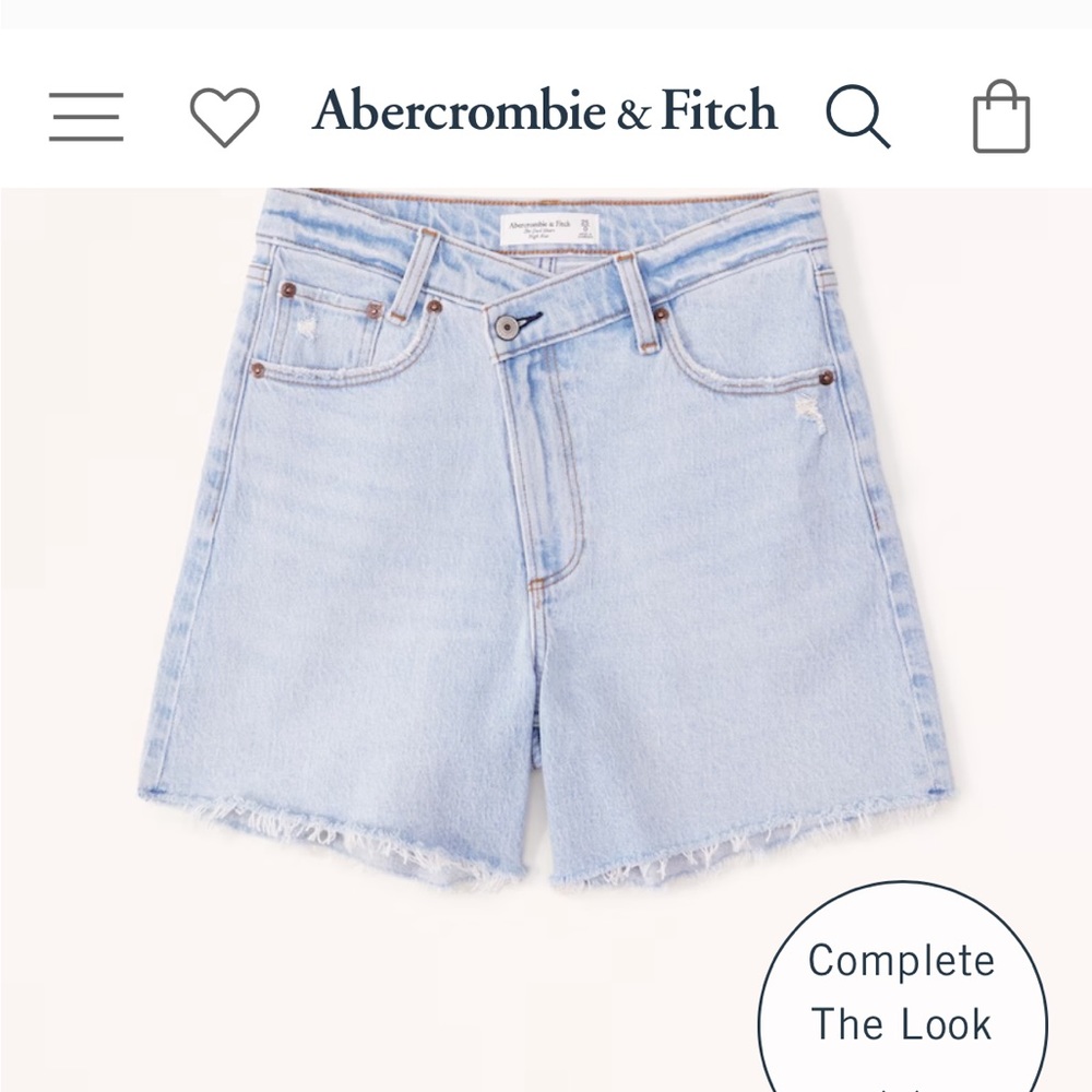 Abercrombie and Fitch The Dad Short High Rise